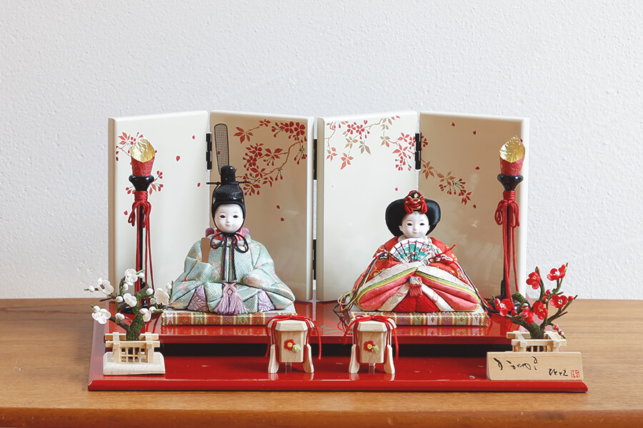 木目込み雛人形 祝 - いわい - 11号 親王飾り